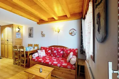 Image de Duplex, 2 pièces + Cabine à Tignes, skis aux pied, quartier familial