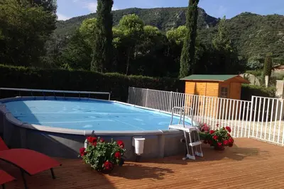 Image de Gîte 4/6 personnes avec vue sur le Luberon