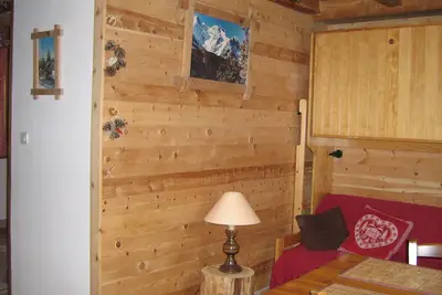 Image de Serre chevalier 1400, Le Bez, pied de pistes, appartement  4 pers. dans maison.