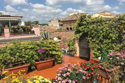Image de Trastevere Penthouse avec Terrasse Panoramique Sur Le Toit, coeur de l'ancien centre historique