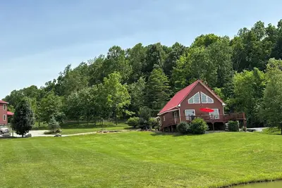 Image de Cabine avec vue à quelques minutes du lac Patoka