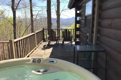 Image de 6 / 23-7 / 9 Open! Fantastic Lake / Mtn View! Cheminée de bain à remous isolée Wifi Hamac