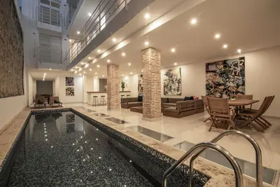 Luxe moderne vieille ville 13 chambres Cartagena Mansion 2 piscines!