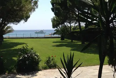 Image de 3 ou 5 Chambres Plage Villa Sur Marathon Bay - Schinias, au milieu des arbres de pin