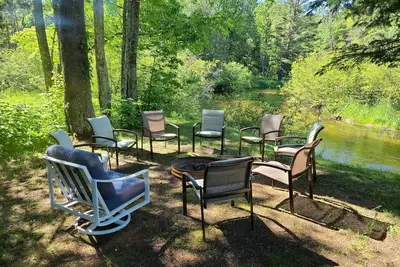 Image de Location Ranch River - Cabane dans les bois - Pêche, détente, faune, rivière