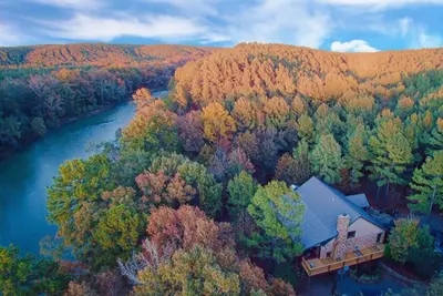 Image de Riverside Retreat Cabin - Moutain Fork River Ă Se Oklahoma - Spa.