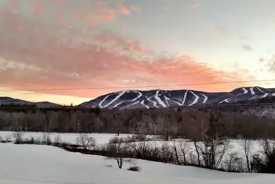 Image de 3 minutes en voiture de la station de ski Sunday River. Superbes vues!
