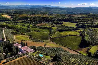 Villa Fabulous 8ba-8bd Avec De Belles Vues Et Piscine CHAUFFÉE Dans Le Chianti PRÈS De Florence