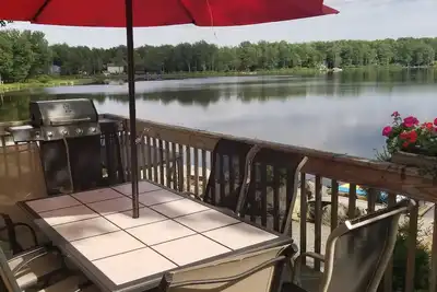 Image de Lac Front 10kayaks! ! 🚣, 3sup Boards, 2boats, 13🚴♂️, pa, passerelle, profiter et se détendre!