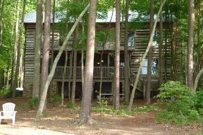 Image de Cabane en rondins privée au bord du lac