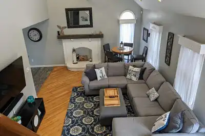 Image de * Maison de vacances spacieuse et charmante à quatre maisons de notre plage cédée *