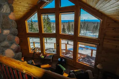 Image de Superbe cabane en rondins près des monts Lutsen, ski, randonnée, golf et entreprise vinicole