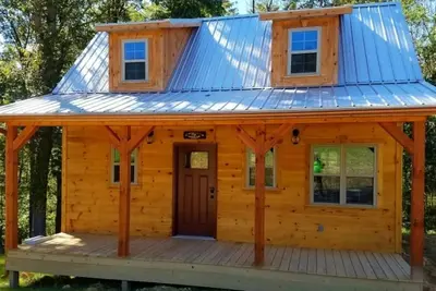 Image de Private Ravine View Luxury Amish-Built Cabin \"The Frontier\"
