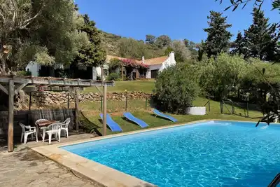 Image de La Peña, Tarifa, maison de charme rustique avec piscine