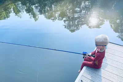 Image de Lake Front Belle & Détente Log Home-familles Getaway, Winter Special