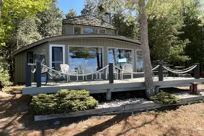 Image de Unique cabine avec plage privée sur le lac Michigan