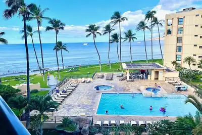 Image de Condo de luxe en bord de mer au Sugar Beach Resort à Maui pour 5 personnes