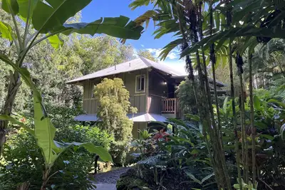 Image de Romance tropicale. . . Jardins luxuriants. . . . . Vue sur l'océan à Heavenly Hana, Maui