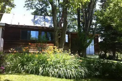 Image de Maison de campagne unique avec vue sur la montagne