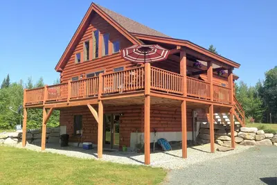 Image de Maison de rondins plus récents dans Twin Mountian près de Bretton Woods et Cannon Mountain
