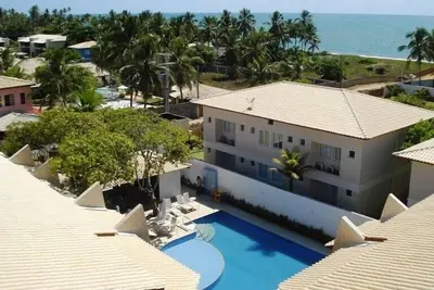 Image de Beau village, 4 chambres, 3 suites, 2 balcons, piscine, à 100m de la plage