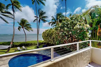 Image de Nouveau tarif 2019 plus bas! Kalani Kai Beach House, retraite parfaite face à l'océan!