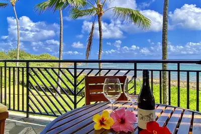 Image de 4 chambres avec 2 maîtres directement Ocean Villa Ocean View à Turtle Bay Resort!