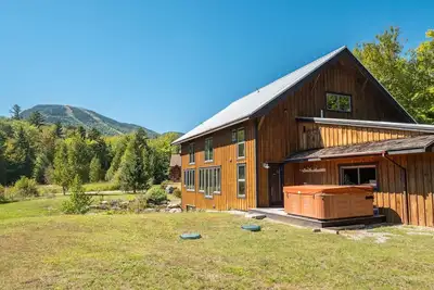 Image de Superbe grange ossature bois avec vue sur Sunday River Ski Resort