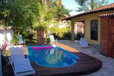 Image de Maison pour les vacances à Cabo Frio, Rj - 1 suite + 3 chambres C / Piscine C / Air Cond.