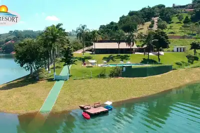Image de Ferme Dans L'Eau à Igaratá, Piscine, Rampe pour Jet, réchaud caipira 12x s / Jur