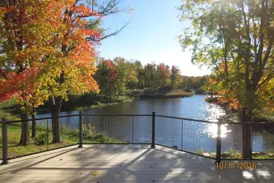 Image de Blueberry Pond - Grande maison sur 140 acres: État de New York, rivière Salmon, lac Ontario