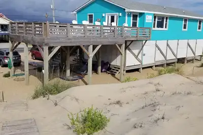 Image de Accueil Oceanfront avec 500 pieds carrés de pont Oceanfront!