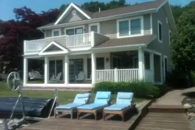 Image de Waterfront luxe WestSide-canotage, la pêche, les établissements vinicoles