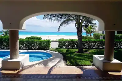 Image de Villa Alborada 4bd Villa spacieuse face à la plage Playacar Fase 1 Résidence fermée