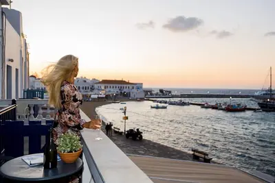 Mykonos Old Harbour Front Suite avec balcon