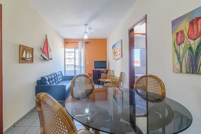 Image de 100mts Ubatuba de P. Great! Magnifique! 2qts - 2wc Climatisation! jusqu'à 8 Wifi