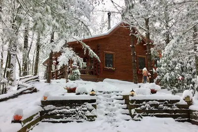 Image de Pittoresque, cabane privée sommet d'une montagne retraite