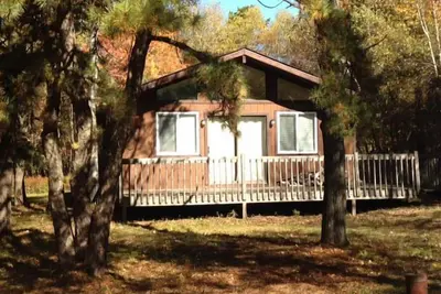 Image de Cottage confortable, cheminée et draps gratuits pour animaux de compagnie