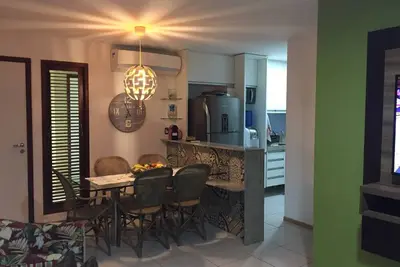Image de Nui Supreme Beach Flat Ground Floor 2 qts / Splits / Wi-Fi, bord de mer / Praia de Muro Alto