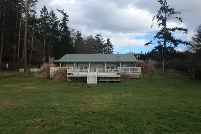 Image de Front de mer grande maison de vacances sur l'île de Lopez dans l'État de Washington, États-Unis