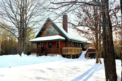 Image de Sunset Cabin - Belle cabane isolée sur 210 acres dans les montagnes Ouachita et le lac