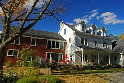 Image de Domaine élégant de Boothbay Waterfront-15 acres / jardins, sentiers, faune
