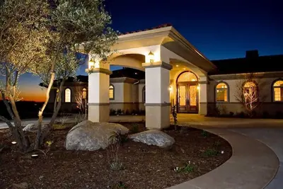 Image de Domaine privé de luxe 5 étoiles avec vue panoramique sur la région viticole de Temecula