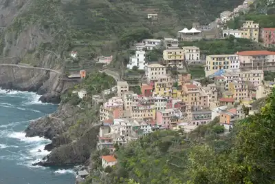 Image de Cinque Terre, Riomaggiore, appartement avec vue sur le village et la mer