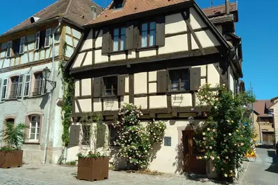 Image de Maison à colombages du 17ème Siècle au centre de Bergheim, au coeur du