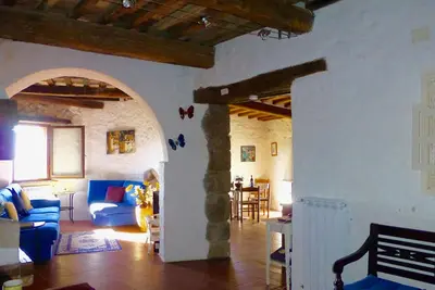 Image de Retraite toscane dans un village médiéval perché, superbe vue