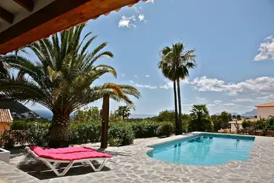 Image de Villa Paloma avec vue sur la mer à El Portet, Moraira