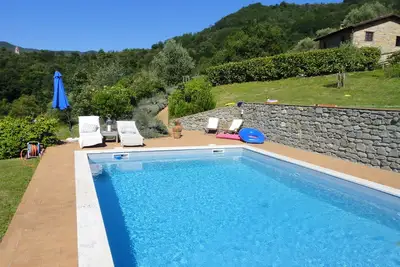 Image de Villa de montagne isolée avec piscine privée, une vue imprenable