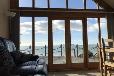 Image de Penty Buwch Holiday Barn surplombant la mer
