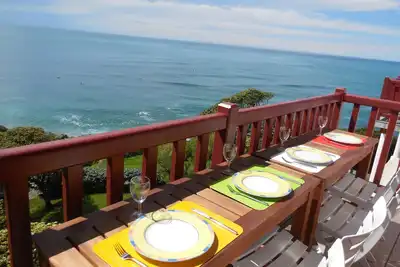 Image de Bidart Parlementia face à l'océan au spot de surf appartement  T3 dans villa